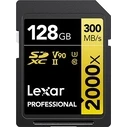 Κάρτα Μνήμης SDXC 128GB Lexar Professional 2000x UHS-II U3 ( 260/300 MB/s )