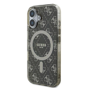 Guess GUHMP16MH4DTEW Apple iPhone 16 Plus hardcase IML 4G Background MagSafe brown