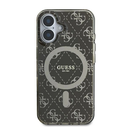 Guess GUHMP16MH4DTEW Apple iPhone 16 Plus hardcase IML 4G Background MagSafe brown