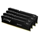 Μνήμη RAM Σταθερού DDR5 128GB Kingston Fury Beast Black [4x32GB 5200MHz CL40 DIMM]