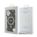 Guess GUHMP16MH4DTEW Apple iPhone 16 Plus hardcase IML 4G Background MagSafe brown
