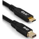 Καλώδιο DisplayPort Club 3D USB Type C <-> MiniDP 2.1 2m 8K30Hz M/M retail