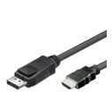 Καλώδιο DisplayPort Good Connections DP1.2-pcs.-HDMI1.4b-pcs. Black 1m