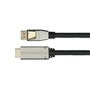 Καλώδιο HDMI Python DisplayPort 1.4 to 2.0 Nylong. Black 3m