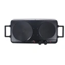 Επιτραπέζια Εστία Emerio hotplate (double) black