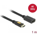 Καλώδιο HDMI Delock Verl. Ethernet A -> A St/Bu 1.00m 4K