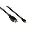 Καλώδιο HDMI Good Connections HDMI2.0b-Micro-pcs.(Typ D) Black 0,5m