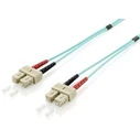 Καλώδιο Οπτικής Ίνας Equip LWL PatchCable SC->SC 10.00m Multimode Duplex OM3 turq polybag