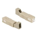 Αντάπτορας Οπτικής Ίνας Delock LWL Hybrid coupling SC Simplex St to LC Bu beige