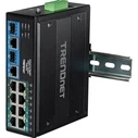 Network Switch Trendnet 10-Port Industrial Gigabit 400W PoE++ DIN-Rail Swit