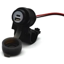 Φορτιστής Μοτοσυκλέτας Midland Motorcycle Duo USB Socket