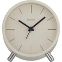 Ρολόι Ξυπνητήρι Hama Flores analogue w/o ticking, Gray/beige 222229