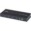 KVM Switch Aten CS724KM USB Boundless KM - keyboard/mouse/USB/audio - 4 ports