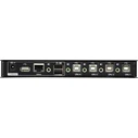 KVM Switch Aten CS724KM USB Boundless KM - keyboard/mouse/USB/audio - 4 ports
