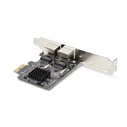 Κάρτα Δικτύου StarTech 2-Port Gigabit PCIe TAA Compliant - Gigabit Ethernet x 2