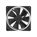Case Fan 14cm Nzxt F Series F140 RGB DUO Twin Pack Μαύρο (RF-D14DF-B1)