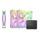 Case Fan 12cm Nzxt 120mm F-Series RGB DUO Fan Triple Λευκό (RF-D12TF-W1)