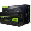 Inverter Αυτοκινήτου Green Cell 24V σε 230V Καθαρού Ημιτόνου 500W