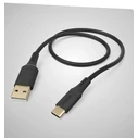 Καλώδιο USB-A Hama Flexible 1.5m Μαύρο