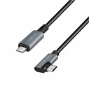 Καλώδιο USB-C Logilink 3.0m Γωνιακό Μαύρο