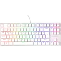 Gaming Πληκτρολόγιο Genesis Thor 303 TKL RGB Λευκό Outemu Peach Silent