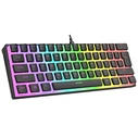 Gaming Πληκτρολόγιο Rampage RADIANT K11 RGB RED Μαύρο