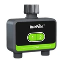 RainPoint Battery Faucet Irrigation Timer 1-Outlet with Bluetooth (HTV210B + HWG009WB)