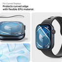 Hybrid glass Spigen Elite Shield Ez Fit Apple Watch 10 / 11 42mm Clear [2 PACK]