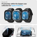 Hybrid glass Spigen Elite Shield Ez Fit Apple Watch 10 / 11 42mm Clear [2 PACK]