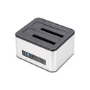 Docking Station Digitus USB ->2x 2,5"/3,5" SATA HHD, SSD silver