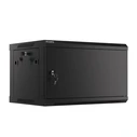 Καμπίνα Δικτύου Lanberg Rack Wall 19" 6U/600X450 Metal Door Black