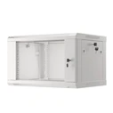 Καμπίνα Δικτύου Lanberg Rack Wall 19" 6U/600X450 glass door Gray