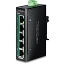 Network Switch Trendnet 5-Port Industrial Gigabit PoE+ DIN-Rail Mini
