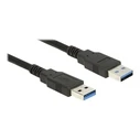 Καλώδιο USB Delock USB3.0 A -> A M/M 1.00m Black