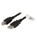 Καλώδιο USB EFB USB2.0 connection cable A-B,M/M,5m,Black,Premium