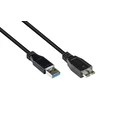 Καλώδιο USB Goodconnections USB3.0 A-Micro B Black 0,2m
