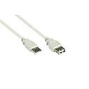 Καλώδιο USB Goodconnections USB2.0 extension A-M.-A-F. Gray 1m