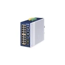 Network Switch Planet Industrial 16-Port PoE+ Managed IGS-4215-16P2T