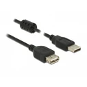 Καλώδιο USB Delock USB Verl. A -> A M/F 3.00m Black