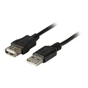 Καλώδιο USB EFB USB2.0 extension A-A,M/F,5m,Black,Class