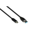 Καλώδιο USB Goodconnections USB 3.2 Gen.2 A-USB-C Black 1m