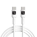 Καλώδιο USB Techly USB 2.0 Type-C M/M White 1m