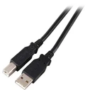 Καλώδιο USB EFB USB2.0 connection cable A-B,M/M,5m,Black,Premium