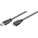 Καλώδιο USB Goodconnections USB 3.0 A-Micro B Black 2m