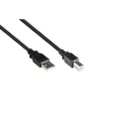 Καλώδιο USB Goodconnections USB2.0 A-B schw. 0,5m