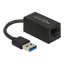 Αντάπτορας Δικτύου USB Delock Typ-A to Gigabit LAN Compact Black