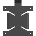 Βάση Monitor Iiyama Mounting Kit VESA f. Mini-PC MDBRPCV07 black retail