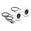 Ηχεία Υπολογιστή Delock Mini Stereo 3,5mm Male USB White