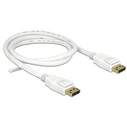 Καλώδιο Displayport Delock DP -> DP M/M 1.00m White 4K