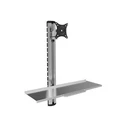 Βάση Monitor Techly wall mount with keyboard tray, 15-27", silver